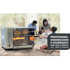 Churrasqueira Rotativa a Gás 3 espetos Anodilar