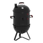Churrasqueira Tambor com Tampa 530x500cm Preta em Aço Smoker Tramontina