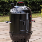 Churrasqueira Tambor com Tampa 530x500cm Preta em Aço Smoker Tramontina