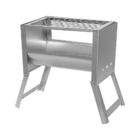 Churrasqueira Uai Galvanizada Portátil Com Grelha Moeda Carvã