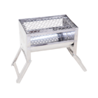 Churrasqueira Uai Inox Portátil Leve Com Grelha Moeda Carvão