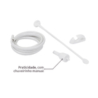 Chuveiro Elétrico Multitemperatura 220V 6400w Branco Redondo Top Jet Lorenzetti