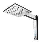 Chuveiro Digital 220V 6800W Century Preto e Cromado Lorenzetti