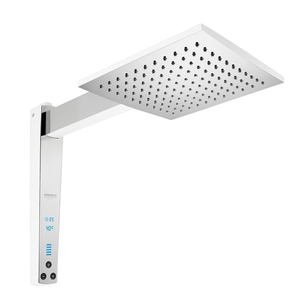 Chuveiro Digital 220V 7500W Century Branco e Cromado Lorenzetti