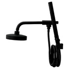 Chuveiro Articulado C/desviador Metal Mix 3310bk500 Preto Fos