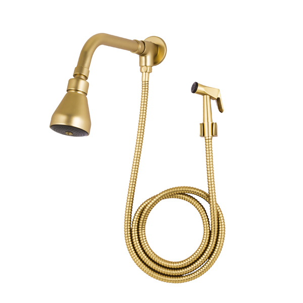 Chuveiro Articulado Com Desviador Flexível 1,80m Gatilho De M