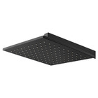 Chuveiro Articulado Parede Metal Platina Preto Fosco Fani