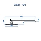 Chuveiro Articulado Parede Metal Versata Cromado Fani
