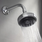 Chuveiro Auto Limpante Articulado Abs Com Cano Inox Cromado