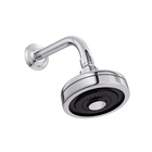 Chuveiro Auto Limpante Articulado Abs Com Cano Inox Cromado