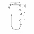 Chuveiro C/ Chuveirinho - Slim 20cm