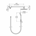 Chuveiro C/ Chuveirinho - Trend 20cm