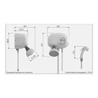 Chuveiro Cardal Potenza Eletrônico Blindado Branco 220v (7800