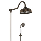 Chuveiro Com Desviador Bronze Escovado