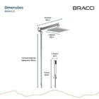 Chuveiro Com Desviador Cromado Vercci