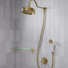 Chuveiro Com Desviador Dourado St Claire