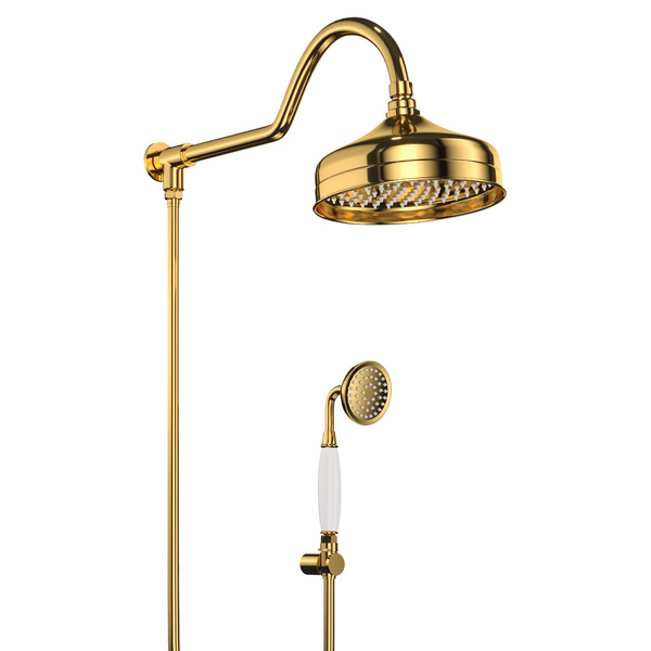 Chuveiro Com Desviador Dourado St Claire Dourado