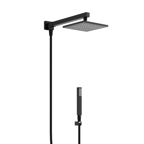 Chuveiro Com Desviador Preto Fosco Vercci