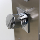 Chuveiro Com Hidromassagem Vertical - Ohome Grey Capri Aço In