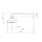 Ducha com Chuveirinho Oval de Parede Acqua Plus Deca