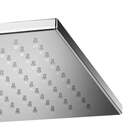 Chuveiro Completo Quadrado Metal Inspecionavel 20x20 Cromado