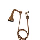 Chuveiro De Metal Com Desviador Samer Metais Rose Gold