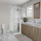 Chuveiro De Parede Aço Escovado