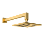 Chuveiro De Parede Dourado