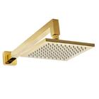 Chuveiro De Parede Ducha Slim Gold Dourado 200x200x10mm