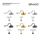 Chuveiro De Parede Preto Fosco