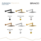 Chuveiro De Parede Preto Fosco