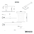 Chuveiro De Parede Preto Fosco