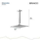 Chuveiro De Teto Cromado