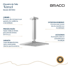 Chuveiro De Teto Cromado