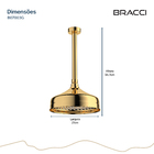 Chuveiro De Teto Dourado