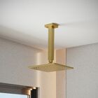 Chuveiro De Teto Dourado Escovado