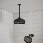 Chuveiro De Teto Preto Fosco