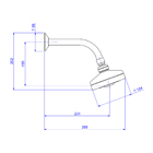 Chuveiro Deca Acqua Plus 1990.gf.std.mt De Parede Dark Antrac
