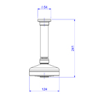 Chuveiro Deca Acqua Plus 1990.gf.tet.mt De Teto Dark Antracite