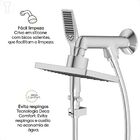 Chuveiro Deca Flex 1965.c De Parede Com Desviador Cromado