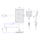 Chuveiro Deca Flex Max 2086.bl.des.mt De Parede Com Desviador