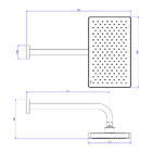 Chuveiro Deca Flex Max 2086.bl.std.mt De Parede Black Matte