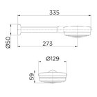 Chuveiro Docol Technoshower 306644 De Parede Níquel Escovado