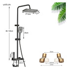 Chuveiro Ducha 4 Saídas Misturador Termostato Digital Cromad