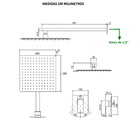 Chuveiro Ducha Área Externa Piscina Inox