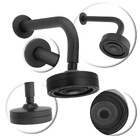 Chuveiro Ducha Autolimpante Black + Acabamento Preto