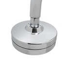 Chuveiro Ducha Autolimpante Redondo Prata Cromado Em Metal