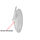 Chuveiro Ducha Cascata em Aluminio Polido De 15 Polegadas Par