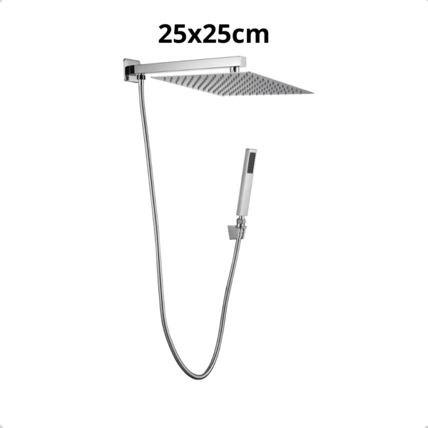Chuveiro Ducha Com Desviador inteligente Quadrado 25x25 Slim