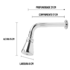 Chuveiro Ducha De Metal Articulado Para Boiler aquecedores a